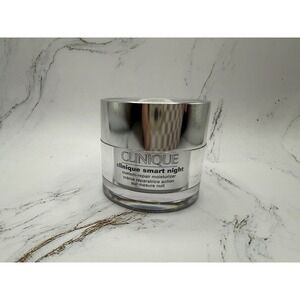New Clinique Smart Night Custom-Repair Moisturizer 1.0 oz/30 ml Dry Combination